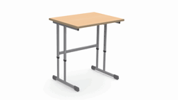 Zeige Details für Kufentisch höhenverstellbar STC - einsitzig - 70 cm Tischbreite Bild von Kufentisch höhenverstellbar STC - einsitzig - 70 cm Tischbreite