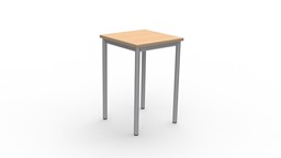 Zeige Details für Vierbeintisch - quadratisch bis 65 cm Plattenbreite Bild von Vierbeintisch - quadratisch bis 65 cm Plattenbreite
