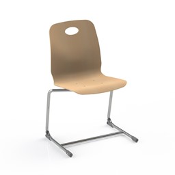 Zeige Details für Gleitkufenstuhl mit Holzschale S1 (ungepolstert) Bild von Gleitkufenstuhl mit Holzschale S1 (ungepolstert)