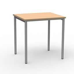 Zeige Details für Vierbeintisch - einsitzig - 75 cm Tischbreite Bild von Vierbeintisch - einsitzig - 75 cm Tischbreite