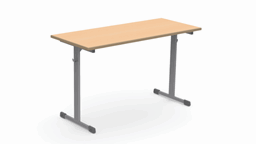 Bild von Kufentisch STT - zweisitzig - 130 cm Tischbreite